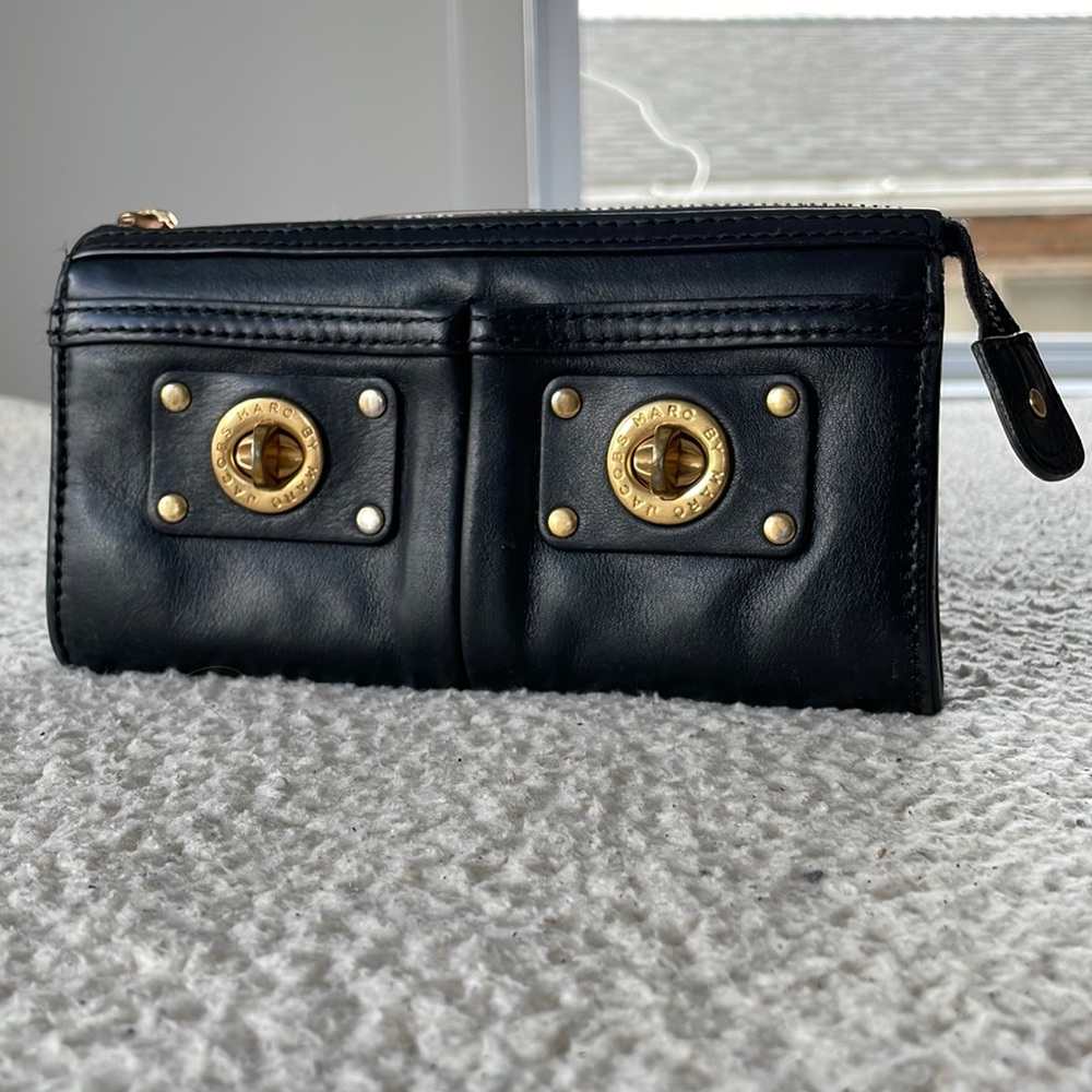 Black leather Marc by Marc Jacobs wallet